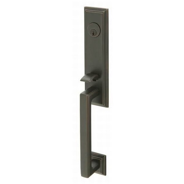 Emtek Oil Rubbed Brnz Handleset, 4211TUS10BLH 4211TUS10BLH - main